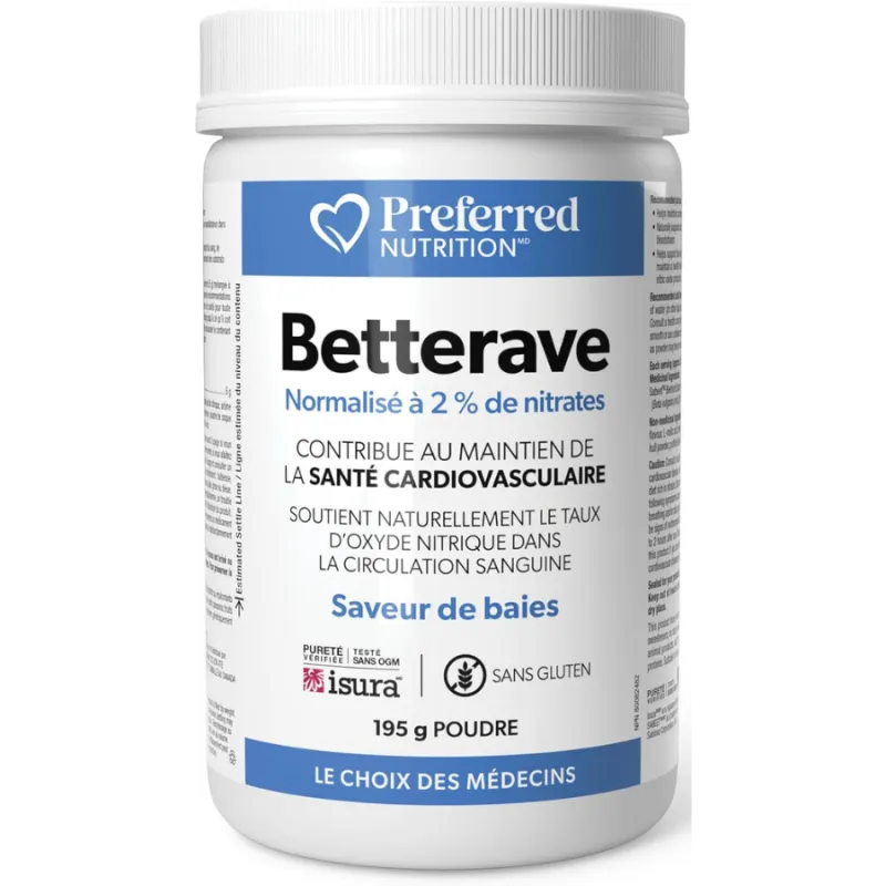 Preferred Nutrition 비트루트 파우더 베리 맛 195g | 최고의 가격, 매일 할인 | VITASHOP