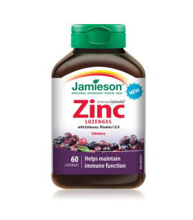 Jamieson Zinc Lozenges Elderberry 60 Lozenges | Unbeatable Prices, Daily Deals | VITASHOP