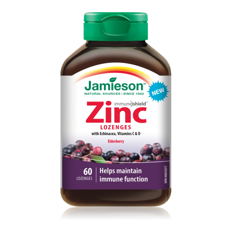 Zinc Lozenges Elderberry 60 Lozenges | Safest & Easiest Shopping Vitamins Online | VITASHOP