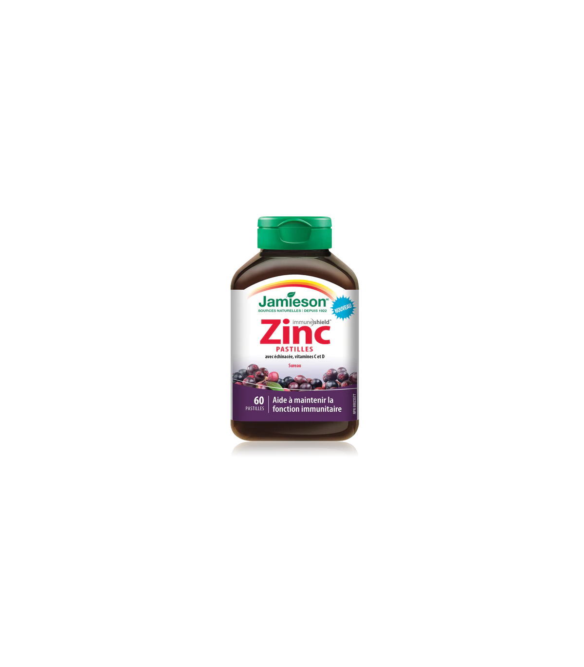 Zinc Lozenges Elderberry 60 Lozenges | Safest & Easiest Shopping Vitamins Online | VITASHOP