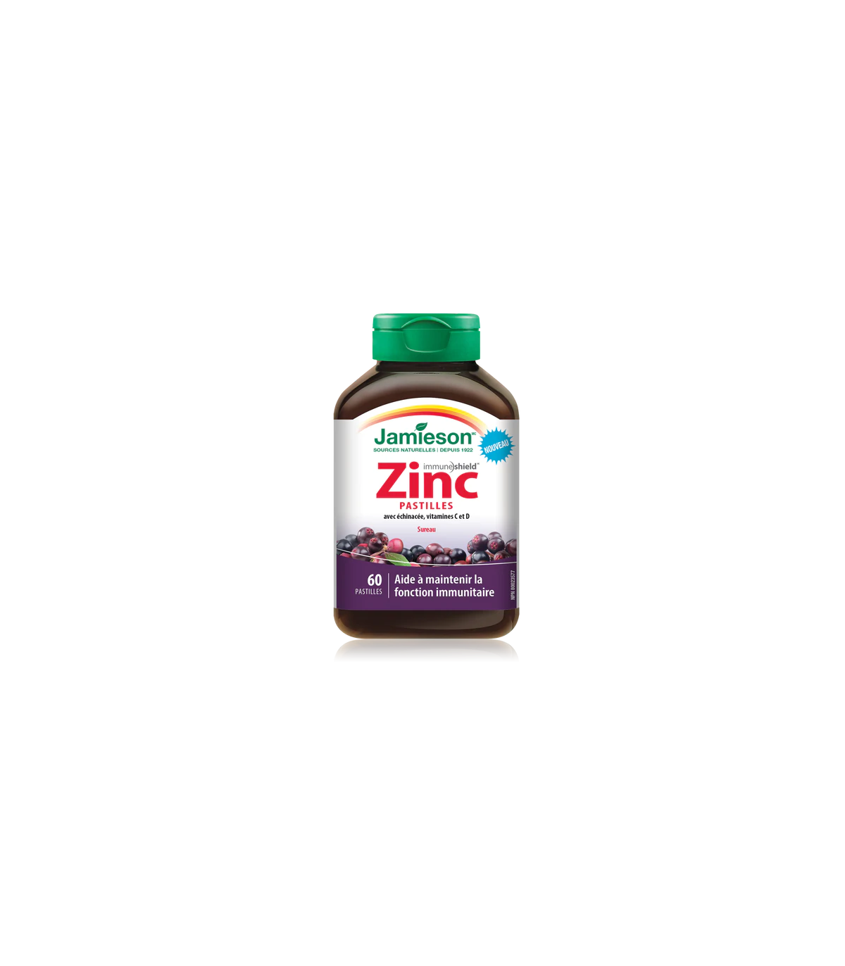 Zinc Lozenges Elderberry 60 Lozenges | Safest & Easiest Shopping Vitamins Online | VITASHOP
