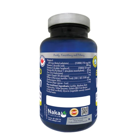 Naka 플래티넘 향상된 비전 90 소프트젤 | 뛰어난 가격, 일일 특가 | VITASHOP