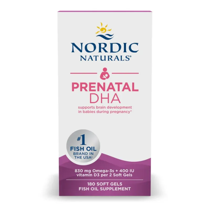 Nordic Naturals 产前DHA 180软胶囊 | 无与伦比的价格，每日优惠 | VITASHOP