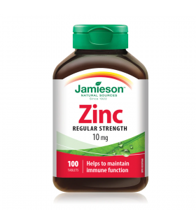 Jamieson Zinc 10 mg 100 Tablets | Unbeatable Prices, Daily Deals | VITASHOP
