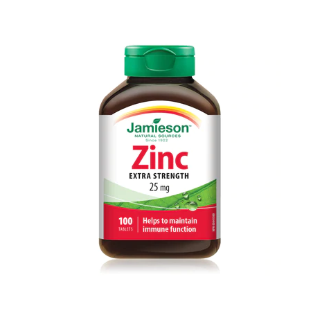 Zinc 25 mg 100 Tablets | Safest & Easiest Shopping Vitamins Online | VITASHOP