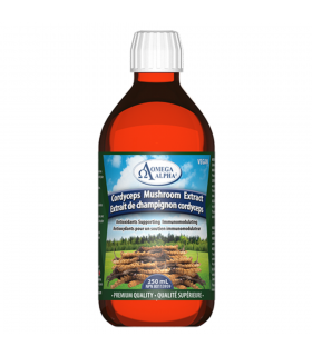 Omega Alpha 버섯 추출물 Cordyceps 250 mL | 최고의 가격, 매일 할인 | VITASHOP