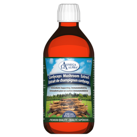 Omega Alpha Extrait de Champignon Cordyceps 250 mL | Prix imbattables, Offres quotidiennes | VITASHOP