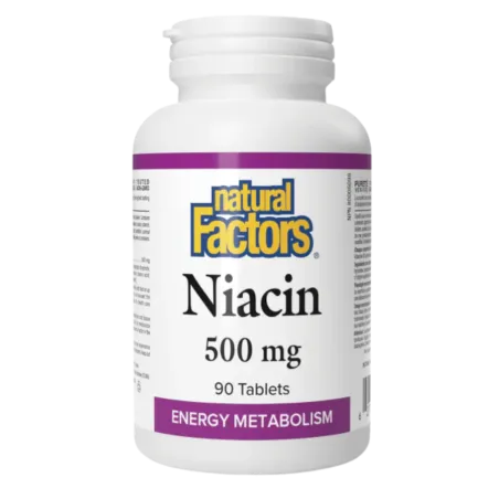 Vitamine B3 500 mg, 90 comprimés | Safest & Easiest Shopping Vitamins Online | VITASHOP