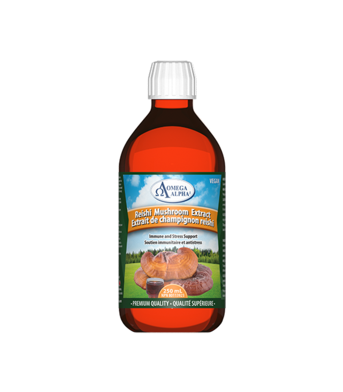Omega Alpha Mushroom Extract Reishi 250 mL | Unbeatable Prices, Daily Deals | VITASHOP
