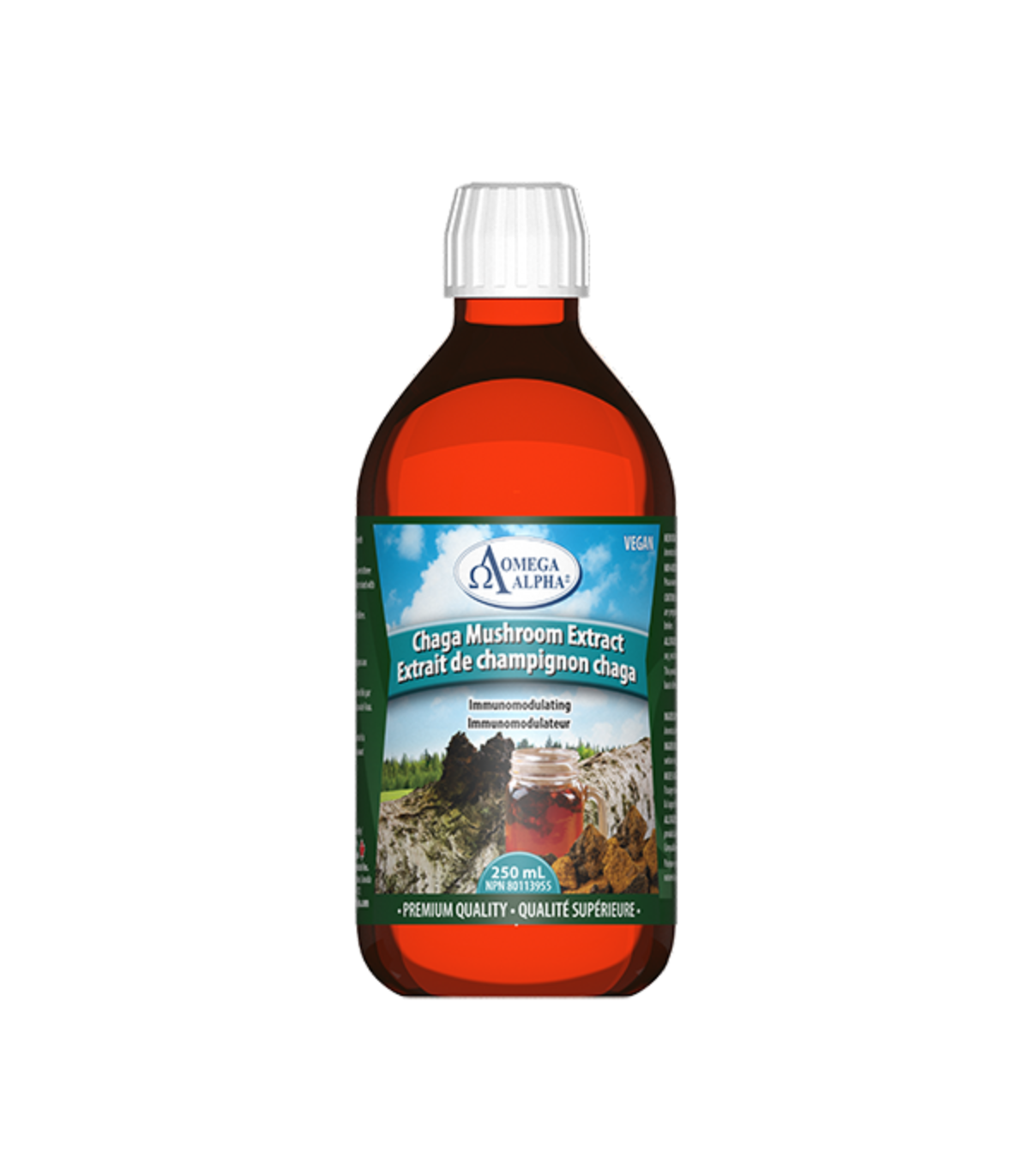 Omega Alpha Mushroom Extract Chaga 250 mL | Unbeatable Prices, Daily Deals | VITASHOP