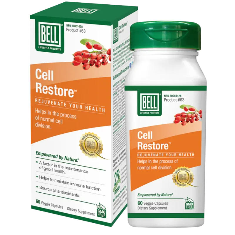Bell Lifestyle Cell Restore 60 Capsules | Unbeatable Prices, Daily Deals | VITASHOP
