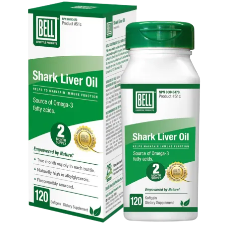 Bell Lifestyle Shark Liver Oil 500 mg 120 Softgels | Unbeatable Prices, Daily Deals | VITASHOP