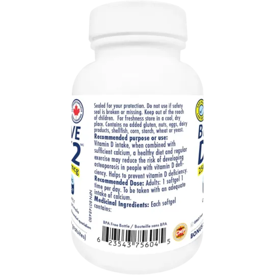 NAKA 플래티넘 BioActive D3+K2 in MCT 오일 2500IU 150 소프트젤 | 최고의 가격, 일일 할인 | VITASHOP