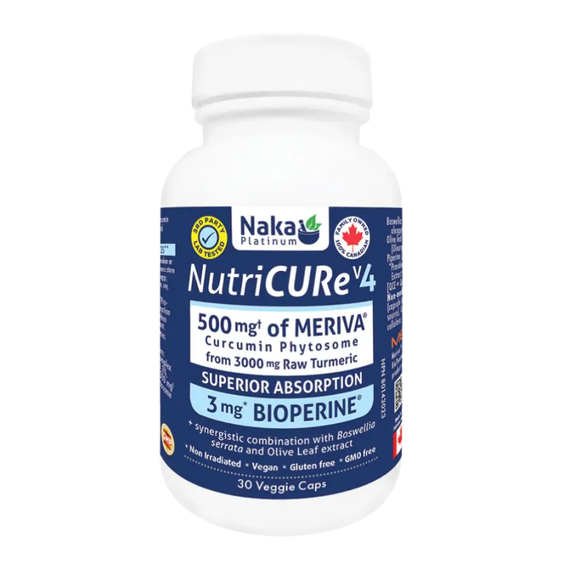 NAKA 铂金Nutri CURe v4 Meriva 500毫克30粒素食胶囊 | 无与伦比的价格，每日优惠 | VITASHOP