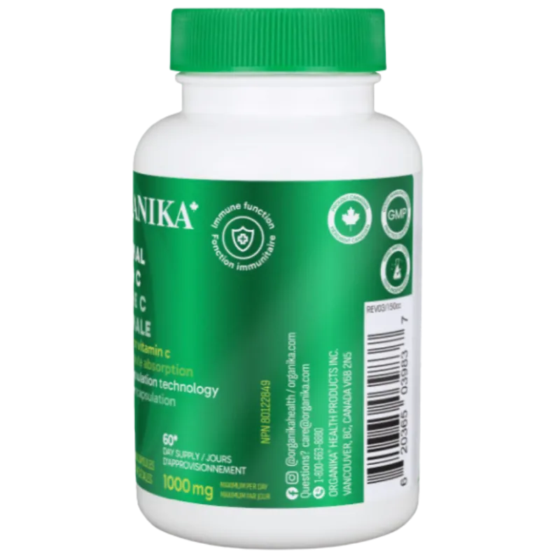 Organika 오가니카 리포솜 비타민C 500mg 60캡슐 | 매일 업데이트되는 특가 상품 | VITASHOP