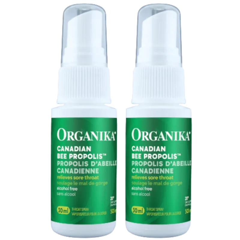 Organika [2 for Deal] 蜂胶无酒精喉咙喷雾剂 30 毫升 | 每天不同折扣, 全网最低价格 | 种类齐全的保健品店铺 VITASHOP, 只有你想不到, 没有你买不到 !