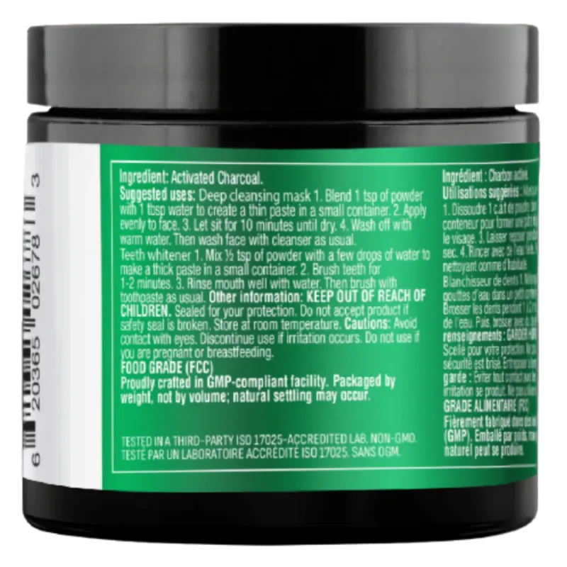 Organika 오가니카 활성탄 분말 40g | 매일 업데이트되는 특가 상품 | VITASHOP