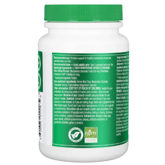 Organika Blood Sugar Control (Formerly Cr-Bitter Melon) 120 Capsules | Unbeatable Prices, Daily Deals | VITASHOP