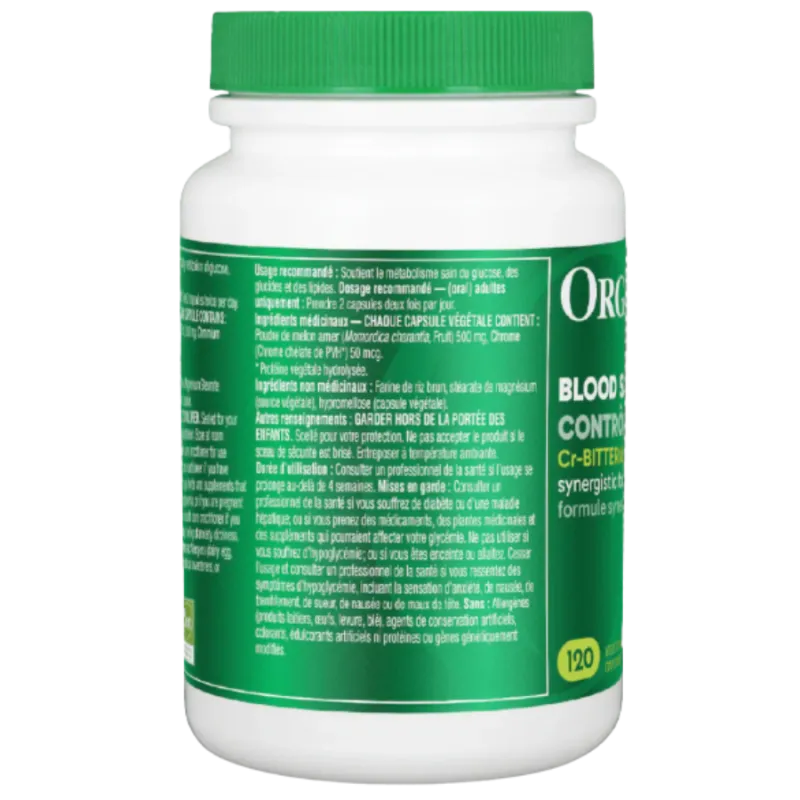 Organika Blood Sugar Control (Formerly Cr-Bitter Melon) 120 Capsules | Unbeatable Prices, Daily Deals | VITASHOP