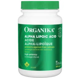 Organika Alpha Lipoic Acid (High Potency) 120 Capsules | Unbeatable Prices, Daily Deals | VITASHOP