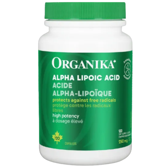 Organika Alpha Lipoic Acid (High Potency) 120 Capsules | Unbeatable Prices, Daily Deals | VITASHOP