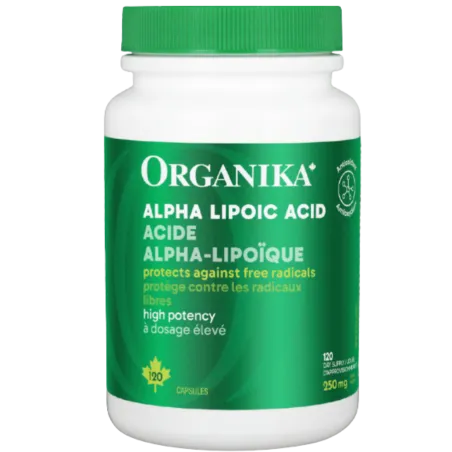 Organika Alpha Lipoic Acid (High Potency) 120 Capsules | Unbeatable Prices, Daily Deals | VITASHOP