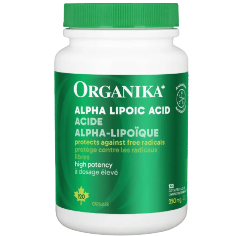 Organika Alpha Lipoic Acid (High Potency) 120 Capsules | Unbeatable Prices, Daily Deals | VITASHOP