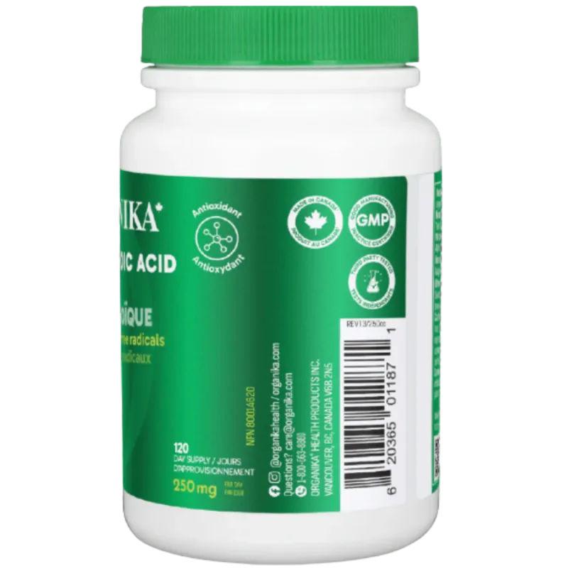 Organika Alpha Lipoic Acid (High Potency) 120 Capsules | Unbeatable Prices, Daily Deals | VITASHOP
