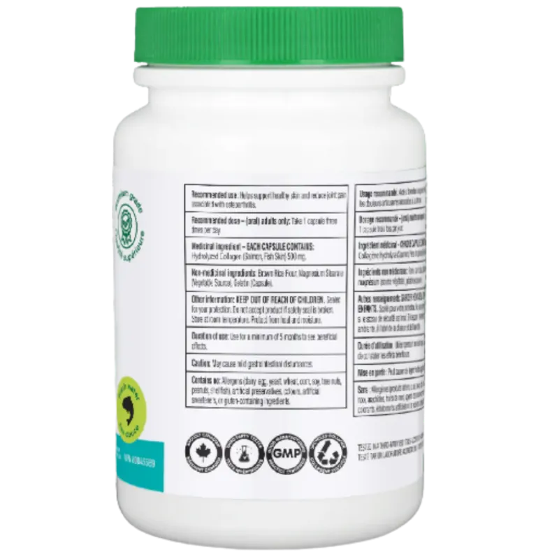 Organika Collagène Marin 90 Gélules | Prix Imbattables, Offres Quotidiennes | VITASHOP