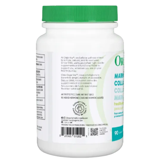 Organika Collagène Marin 90 Gélules | Prix Imbattables, Offres Quotidiennes | VITASHOP