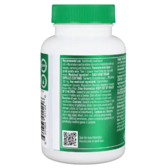 Curcumin 60 Vegi Capsules | Safest & Easiest Shopping Vitamins Online | VITASHOP