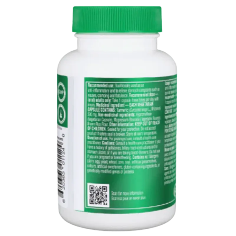 Curcumin 60 Vegi Capsules | Safest & Easiest Shopping Vitamins Online | VITASHOP