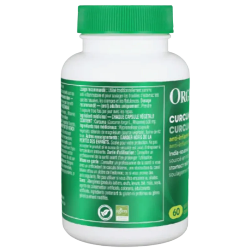 Curcumin 60 Vegi Capsules | Safest & Easiest Shopping Vitamins Online | VITASHOP