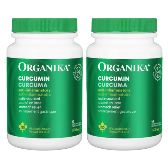 Organika [2 FOR DEAL] Curcumin 120 Capsules | 매일 업데이트되는 특가 상품 | VITASHOP