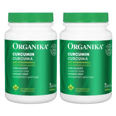 Organika [2 FOR DEAL] Curcumin 120 Capsules | 매일 업데이트되는 특가 상품 | VITASHOP