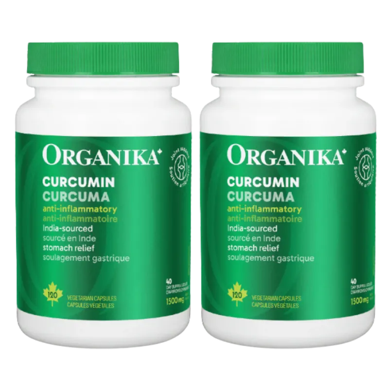 Organika [2 FOR DEAL] Curcumin 120 Capsules | 매일 업데이트되는 특가 상품 | VITASHOP