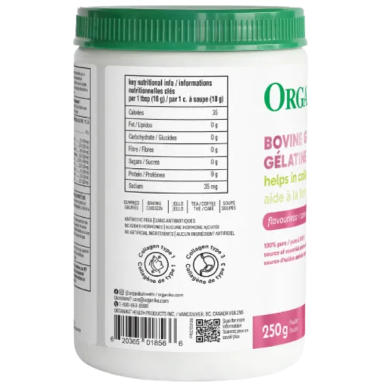 Organika Bovine gelatin 250 g | Unbeatable Prices, Daily Deals | VITASHOP