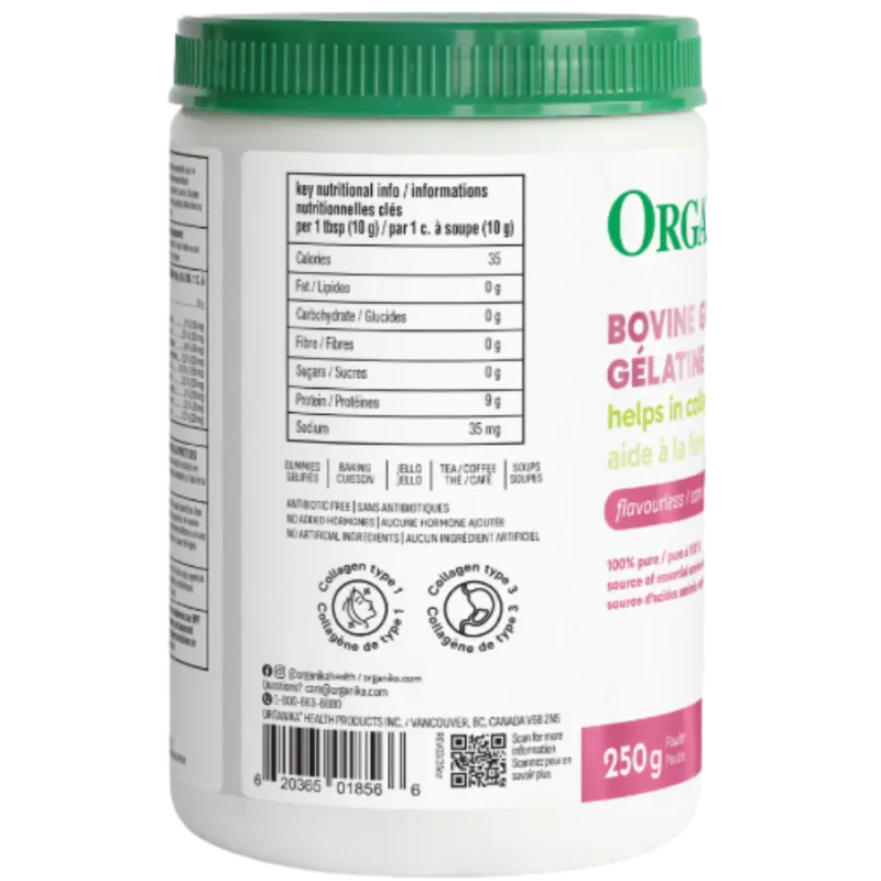 Organika Bovine gelatin 250 g | Unbeatable Prices, Daily Deals | VITASHOP