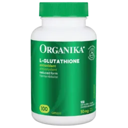 Organika L- glutathione (Reduced) 100 Capsules | Unbeatable Prices, Daily Deals | VITASHOP