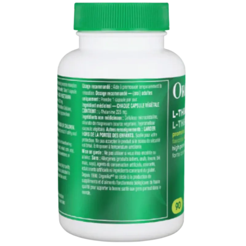 Organika L-Theanine 90 Vegi Capsules | 每天不同折扣, 全网最低价格 | 种类齐全的保健品店铺 VITASHOP, 只有你想不到, 没有你买不到 !