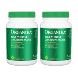 Organika [2 for Deal] Milk Thistle 180 Vegi Capsules | Unbeatable Prices, Daily Deals | VITASHOP