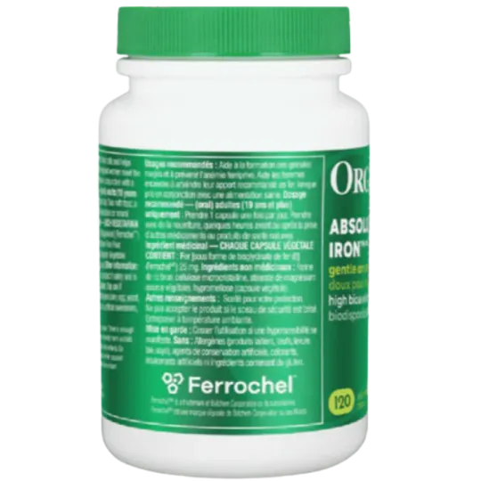 Absolute Iron 120 Vegi Capsules | Safest & Easiest Shopping Vitamins Online | VITASHOP