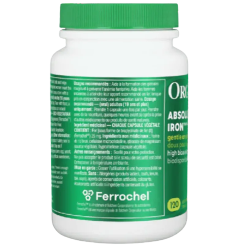 Absolute Iron 120 Vegi Capsules | Safest & Easiest Shopping Vitamins Online | VITASHOP