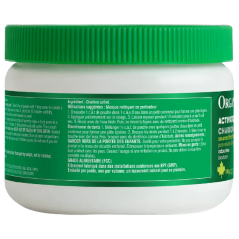 Organika 오가니카 활성탄 분말 100g | 매일 업데이트되는 특가 상품 | VITASHOP