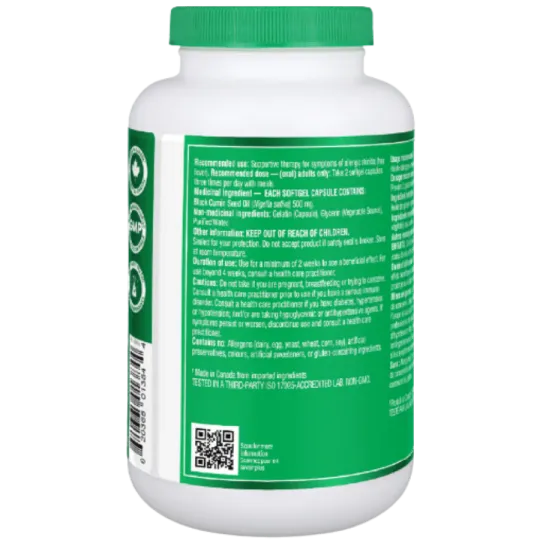 Organika Black Cumin Seed Oil 120 Softgels | Unbeatable Prices, Daily Deals | VITASHOP