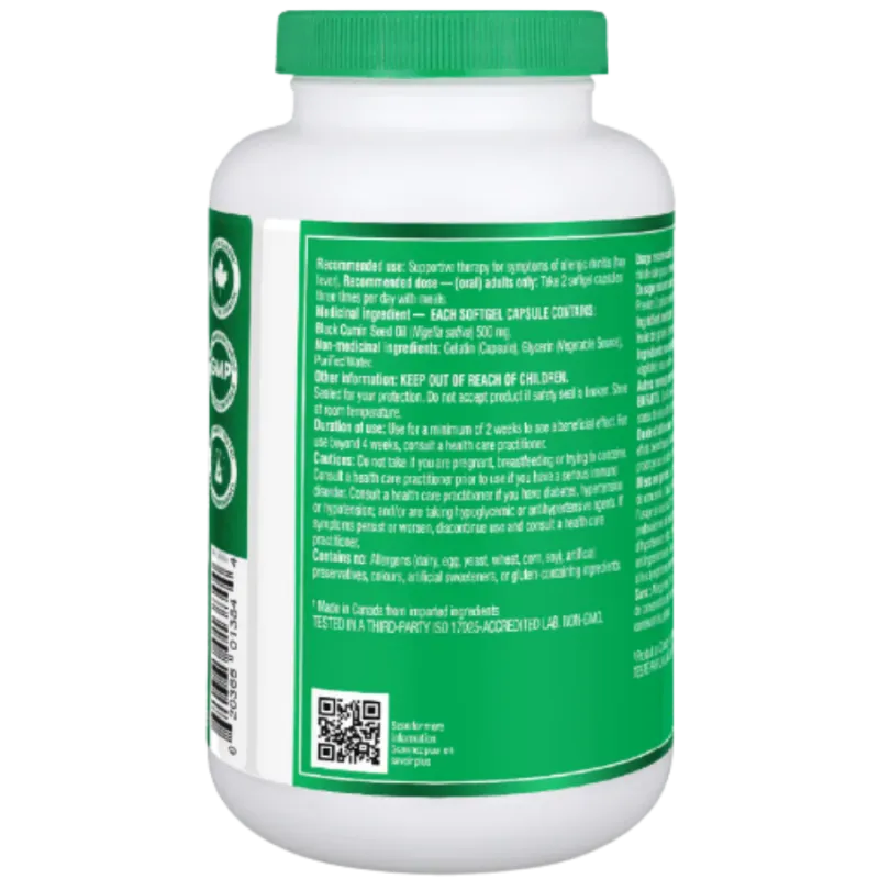 Organika Black Cumin Seed Oil 120 Softgels | Unbeatable Prices, Daily Deals | VITASHOP