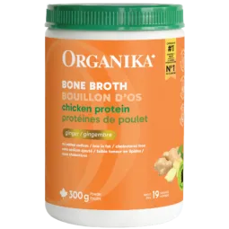 Organika Bone Broth Chicken Ginger 300 g | Unbeatable Prices, Daily Deals | VITASHOP