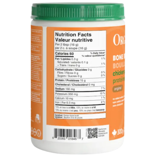 Bone Broth Chicken Original 300 g | Safest & Easiest Shopping Vitamins Online | VITASHOP