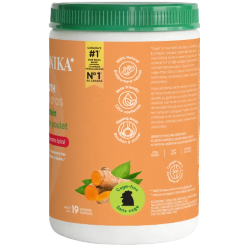 Organika 오가니카 강황과 검은 펩을 곁들인 뼈 국물 치킨 300g | 매일 업데이트되는 특가 상품 | VITASHOP