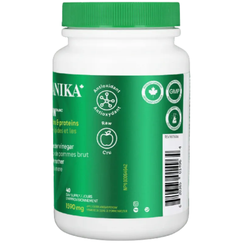 Cider Vin (Unrefined) 120 Capsules | Safest & Easiest Shopping Vitamins Online | VITASHOP